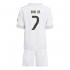 Camiseta Real Madrid Vinicius Junior #7 Primera Equipación Replica 2025-26 para niños mangas cortas (+ Pantalones cortos)